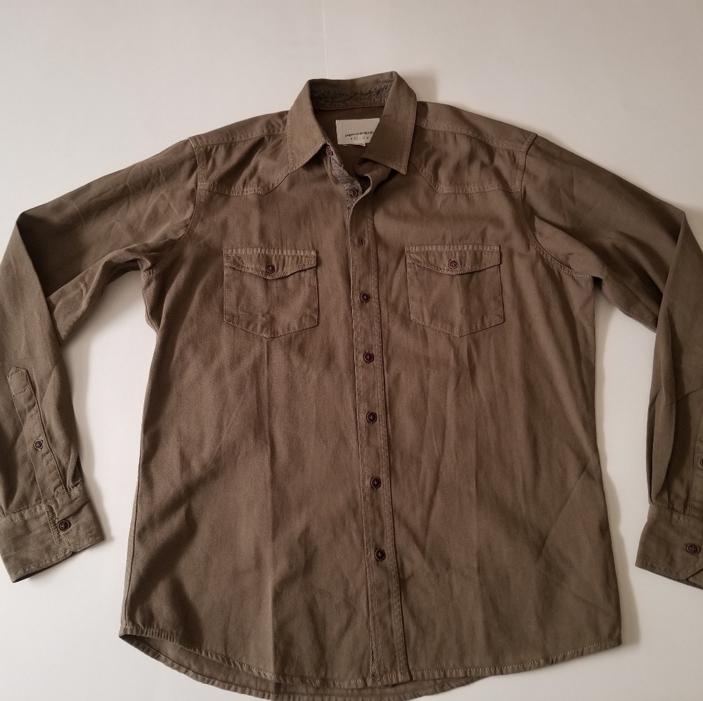Paper Denim & Cloth LS Button Down Shirt Sz Medium